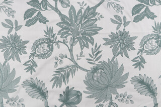 Valiant Fabrics Brookhaven Embroidered Drapery Fabric in Resort 