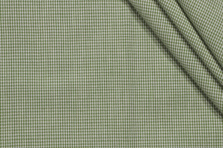 Grey Watkins Chatham Plain Woven Decorator Fabric in Green