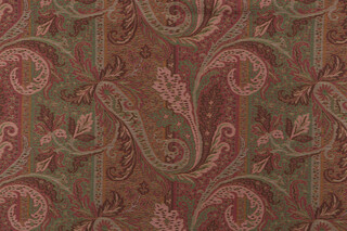 Fonthill Sachin Tapestry Upholstery Fabric in Pink/Green
