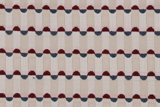 Crypton High Performance Woven Upholstery Fabric in Burgundy/Multi
