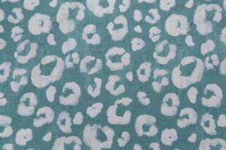 Hamilton Miss Kitty Printed Cotton Drapery Fabric in Rain 