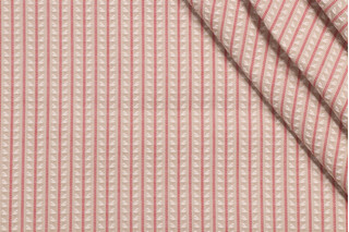 PK Lifestyles Linear Leaves Woven Decorator Fabric in Berry