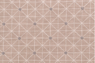 PK Lifestyles Sierra Embroidery Drapery Fabric in Linen