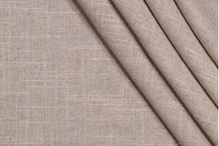 Lino Textiles Ancient Slubby Woven Linen Blend Drapery Fabric in Natural