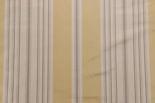 Scalamandre Nicolet II Silk Decorator Fabric in Pale Yellow 