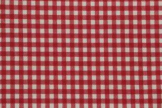 Scalamandre Creighton Printed Cotton Drapery Fabric in Red 