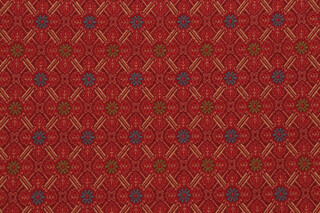 Nazario Woven Upholstery Fabric in Garnet