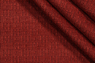 Burton Woven Chenille Upholstery Fabric in Paprika
