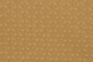 Scalamandre Bari Fiorellino Woven Upholstery Fabric in Dark Gold