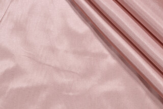 Grey Watkins Taffeta Circe Silk Decorator Fabric in Shell Pink