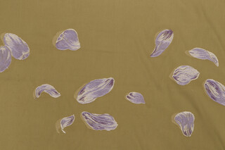 Scalamandre Meli Woven Upholstery Fabric in Vert/Mauve