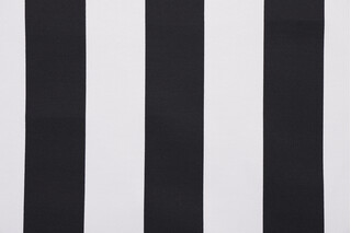 Cabana Printed Polyester Outdoor Fabric in Black 