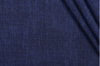 Sample of Splash Printed Polyester Outdoor Fabric in Indigo Blue 