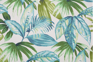 Richloom Seneca Printed Polyester Outdoor Fabric in Caribbean 