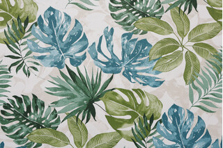 Richloom Piermont Printed Polyester Outdoor Fabric in Palm 