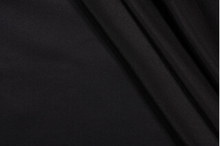 Mill Creek Fresco Solid Woven Polyester Outdoor Fabric in Black 