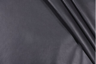 Sample of Solid Vinyl Upholstery Fabric in Charcoal 