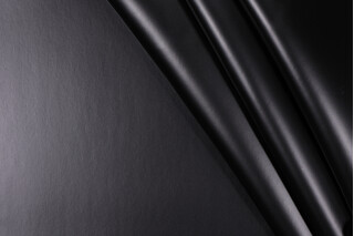 Heavy-Weight Vinyl Upholstery Fabric in Black 