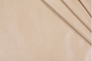 Snake Skin Vinyl Upholstery Fabric in Dune 