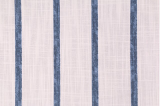 Premier Prints Miles Printed Slub Cotton Canvas Drapery Fabric in Italian Denim