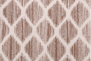 Solartex Brushed Diamond Jacquard Woven Polyester Outdoor Fabric in Taupe