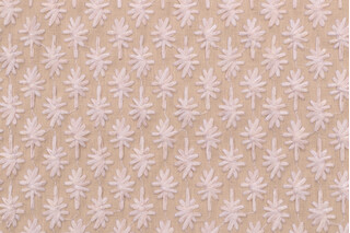 PK Lifestyles Crest Haven Embrodiery Drapery Fabric in Dune