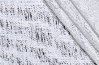 Lino Textiles Havarti Semi-Sheer Drapery Fabric in White