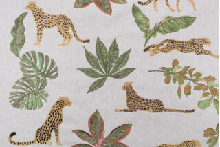 Kaufmann Verdant Embroidered Drapery Fabric in Topaz