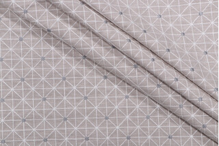 PK Lifestyles Sierra Embroidered Drapery Fabric in Linen