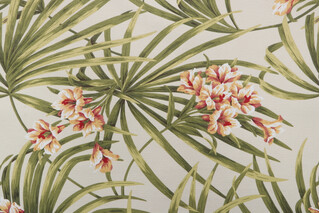 Magnolia Home Sea Island Printed Polyester Outdoor Fabric in Garden