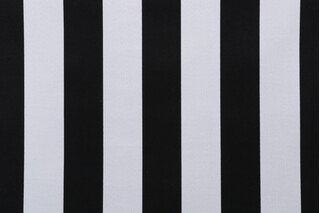 PK Lifestyles Canopy Stripe Printed Polyester Outdoor Fabric in Onyx