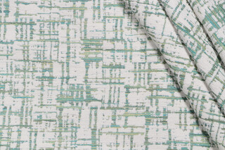 Covington Griddy Woven Chenille Upholstery Fabric in 206-Greenery