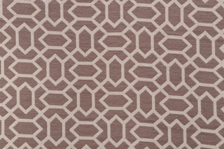 Halon Woven Chenille Upholstery Fabric in Taupe