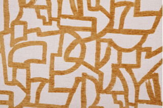 Golding Versa Woven Chenille Upholstery Fabric in Honey 