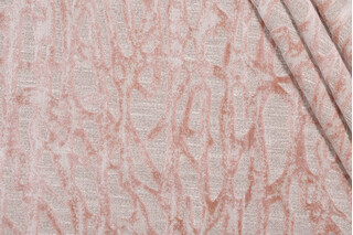 TFA Phantasm Latex Backed Velvet Upholstery Fabric in Petal 