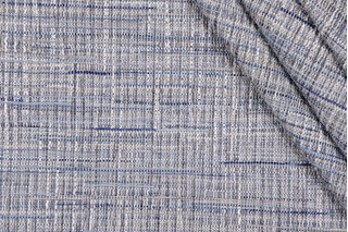 TFA Above And Beyond Woven Chenille Upholstery Fabric in Indigo 