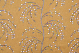 TFA Deepa Woven Upholstery Fabric in Mustard Seed 