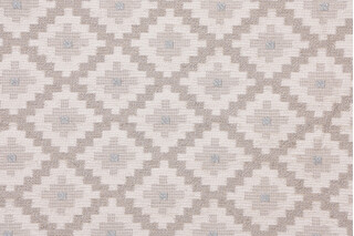 Grey Watkins Tokat Woven Upholstery Fabric in Grey/Blue