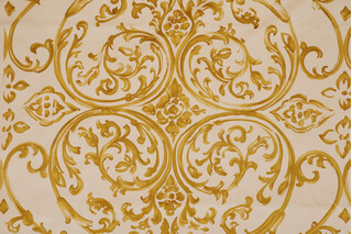Grey Watkins Mariano Hand-Printed Velvet Decorator Fabric in Cedro