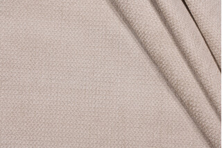 Scalamandre Alfa Plain Woven Chenille Upholstery Fabric in Beige