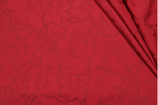 Scalamandre Damask Decorator Fabric in Lipstick