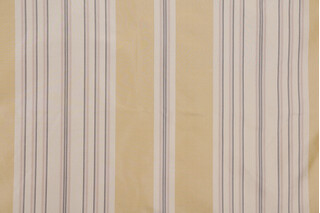 Scalamandre Nicolet II Silk Decorator Fabric in Pale Yellow