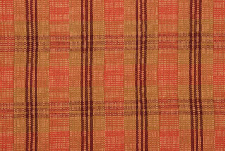 Fonthill Lismore Woven Upholstery Fabric in Ochre/Rust