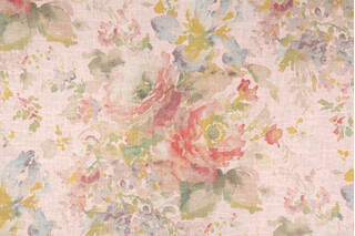 Covington Macbeth Printed Linen Blend Drapery Fabric in Blush-7