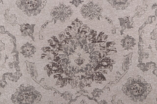 Mill Creek Divertimento Woven Chenille Damask Upholstery Fabric in Stone