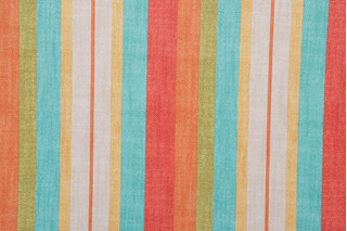 Boca Stripe Printed Polyester Outdoor Fabric in Multi