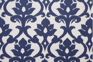 Richloom Basalto Printed Polyester Outdoor Fabric in Navy