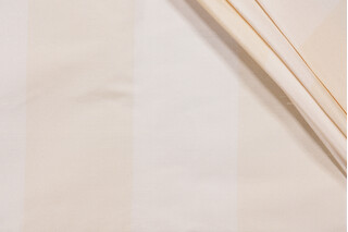 Scalamandre Marrissa Stripe Silk Decorator Fabric in Beige/Ivory