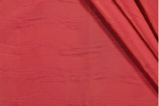 Scalamandre Elytre Backed Silk Decorator Fabric in Feu