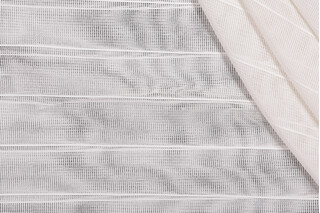 Scalamandre Ocean Vista Sheer Drapery Fabric in White